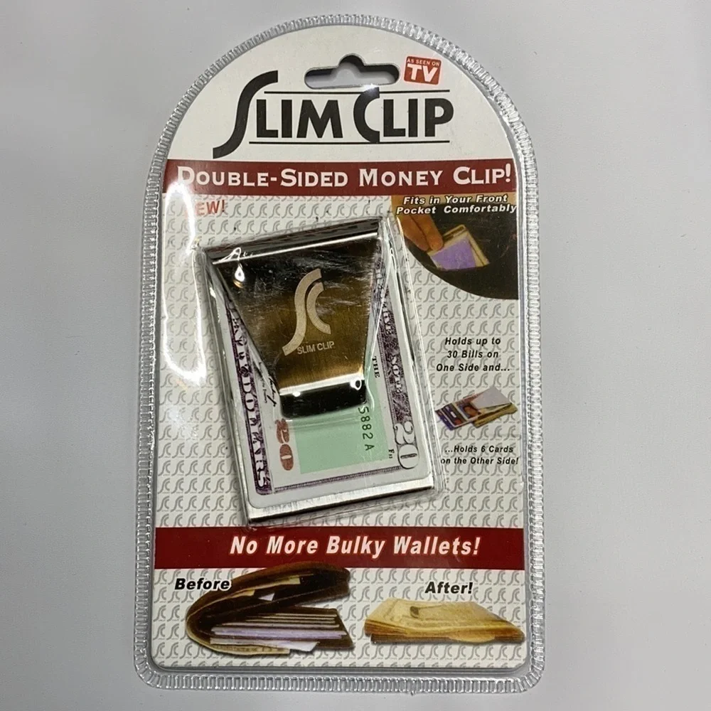 Slim Clip Double Sided Money Clip Bundle (4)